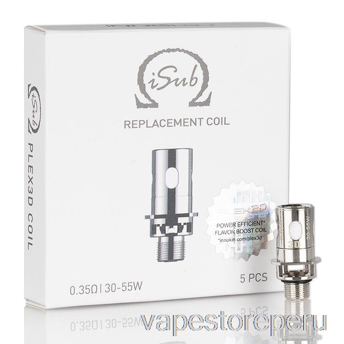 Bobinas De Repuesto Vape Peru Innokin Isub B Plex3d Bobinas De 0.35ohm